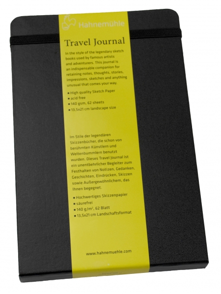 Hahnemuhle Travel Journal, 5.3x8.5" Landscape, 62 Sheets