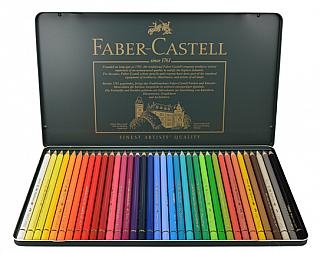 Faber Castell Polychromos Color Colour Pencils Metal Tin Set of 36 by Faber Castell Polychromos 