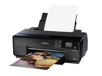 Epson SureColor P600 Inkjet Printer loaded with paper