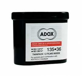 Adox CMS II 20 High Resolution Film - 35mm x 36 exp. Twin Pack