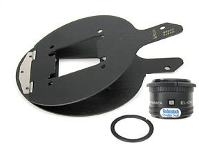 Beseler 23C Lens Kit - Includes: Beseler 75mm lens F/3.5, 39mm lensboard, Jam Nut, & Carrier