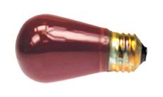 G.E. Red PH140 Type Bulb (11 watt) #11S14/R