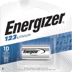 Energizer CR123A 3-Volt Lithium Battery - 1 Pack