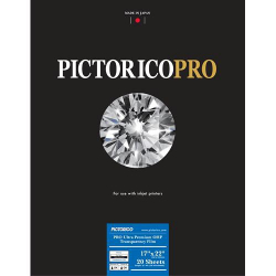 Pictorico Ultra Premium OHP Transparency Film TPS100 17 in. x 22 in. 20 Sheets 7 mil.