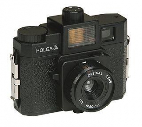 Holga 120 CFN Plastic Medium Format Camera with Built-in color flash