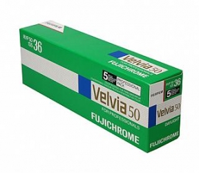 Fujichrome Velvia 50 iso 35mm x 36 exp. RVP - 5 roll Pro Pack
