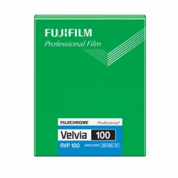 Fujichrome Velvia 100 ISO 4x5/20 Sheets RVP 