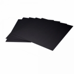 Arista Mat Board 11x17 4-ply Black Both Sides with Black Core - 10 pack