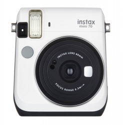 Fuji Instax Mini 70 Instant Film Camera - Moon White 