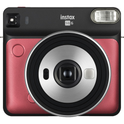 Fuji Instax Square SQ6 Instant Film Camera - Ruby Red 