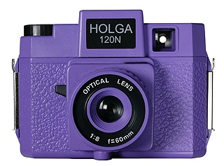 Holga 120N Medium Format Plastic Camera Holgawood Collection - Camera Formally Known As Holga (Violet)
