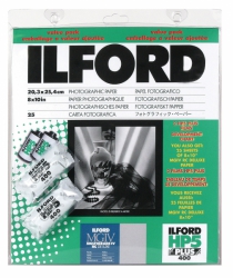 Ilford Starter Kit Value Pack 1 pack MG IV RC 8x10/25 Pearl and 2 rolls HP5+ 35mm x 36 exp.