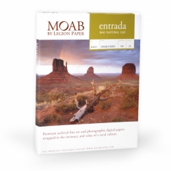 product Moab Entrada Rag Natural 190gsm Inkjet Paper 13x19/100 Sheets