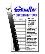 Stouffer Transmission Step Wedge Gray Scale #T2115 - 21 Step (1/2 inch x 5 inch)