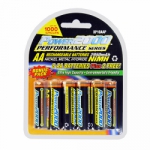 Power 2000 AA 2950 mAh NiMH Rechargeable AA Batteries - 10 Pack