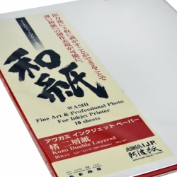 Awagami Kozo Double Layered 90gsm Fine Art Inkjet Paper A3+/10 Sheets