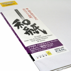 Awagami Inbe Extra Thick White 160gsm Fine Art Inkjet Paper A2/10 Sheets