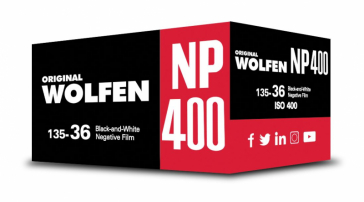 Wolfen NP400 400 ISO 35mm x 36exp. Black and White Film