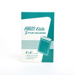 Fidelity 4x5 Double Sided Sheet Film Holders comes with 2 Holders per Pack