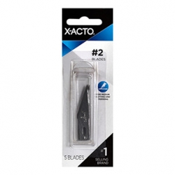 X-ACTO No. 2 Medium Weight Blade - 5 Pack