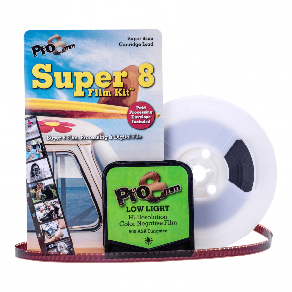 Pro8mm Super 8 Film Kit Low Light ISO 500 (Tungsten Balanced)