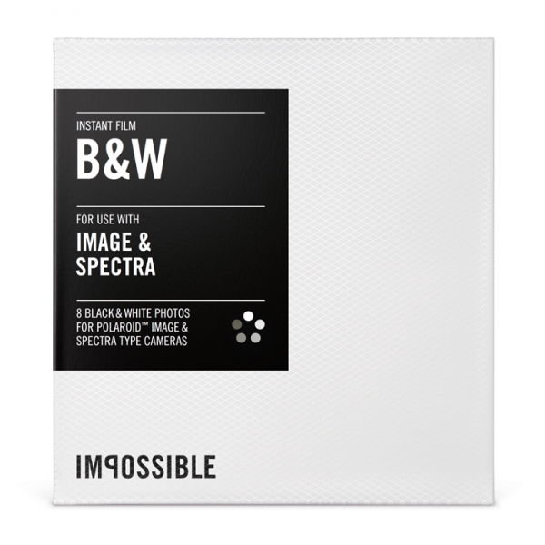 Impossible Instant Black and White Film for Image/Spectra Cameras - 4x4.1