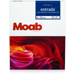 product Moab Entrada Rag Natural Coldpress 300gsm Inkjet Paper 8.5x11/25 Sheets