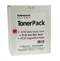 Fotospeed Toner Test Tube (50ml each of  Sepia Toner, Blue Toner &amp; Copper/Red Toner)