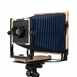 product Intrepid 8x10 Film Camera - Blue Bellows