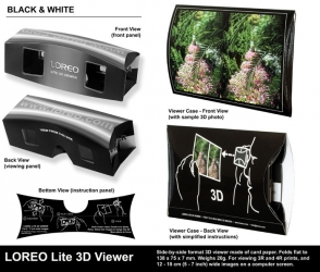 The Loreo Lite is a side by side 3D viewer for 3D prints. 
