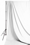 Savage Accent Solid Muslin Background 10 foot by 12 foot White