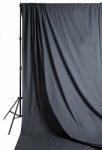 Savage Accent Solid Muslin Background 10 foot by 24 foot Gray