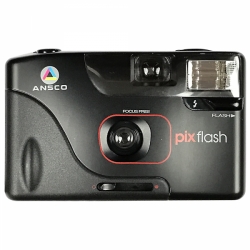 Ansco Pix Flash 35mm Film Camera w/ Flash