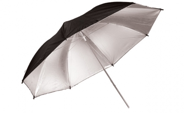 Savage Umbrella 36 inch - Black/Silver