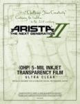 Arista-II Inkjet OHP Ultra Clear 5-mil Transparency Film - 24 in. x 100 ft. Roll