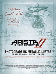Arista-II Metallic Lustre Inkjet Paper - 252gsm 24 in. x 10 ft. Roll