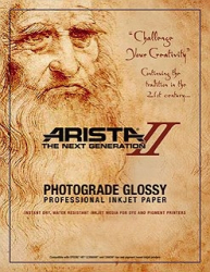 Arista-II RC Glossy Inkjet Paper - 252gsm 60 in. x 100 ft. Roll