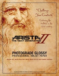 Arista-II RC Glossy Inkjet Paper - 252gsm 8x10/20 Sheets