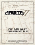 Arista-II Inkjet OHP 7-mil Transparency Film - 13x19/20 Sheets