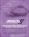 Arista-II Double Weight Inkjet Paper - 180gsm 42 in. x 100 ft. Roll 
