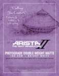 Arista-II Double Weight Inkjet Paper - 180gsm 24 in. x 100 ft. Roll