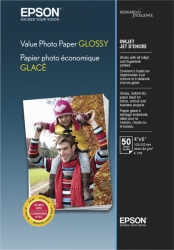 Epson Value Photo Paper Glossy - 186gsm 4x6/50 Sheets