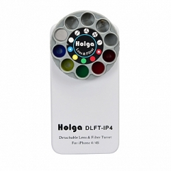 Holga iPhone 4 and 4S Detachable Lens and Filter Case - White