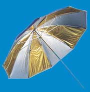 JTL Silver/Gold Umbrella - 36 inch  