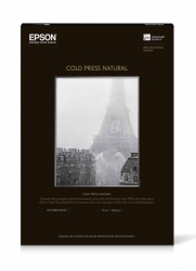 Epson Cold Press Natural Inkjet Paper - 340gsm 8.5x11/25 Sheets