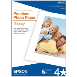 Epson Premium Photo Paper Glossy -  252gsm 11.7x16.5/20 Sheets (A3 Size)