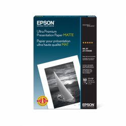 Epson Ultra Premium Presentation Matte Inkjet Paper - 192gsm 13x19/50 Sheets 