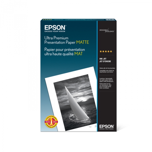Epson Ultra Premium Presentation Matte Inkjet Paper 17x22/50 sheets