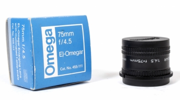Omega El-Omegar 75mm f/4.5 Enlarging Lens 