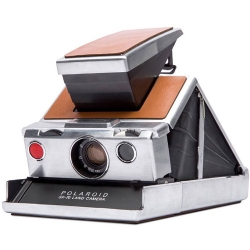 Polaroid SX-70 Camera - Brown and Silver